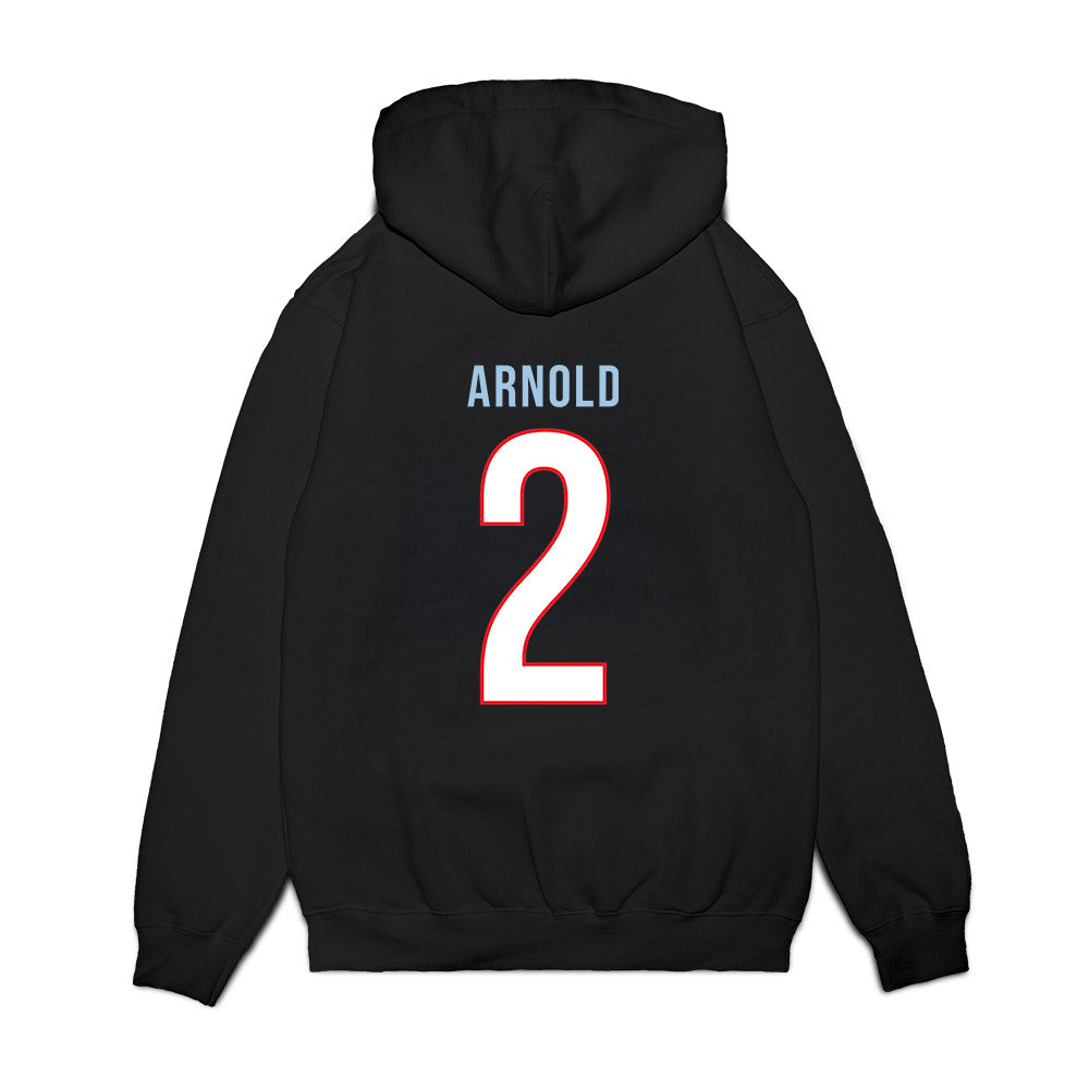 UConn - NCAA Women's Basketball : KK Arnold - Vintage Shersey Premium Hooded Sweatshirt-1