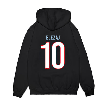 UConn - NCAA Men's Basketball : Rrezon Elezaj - Vintage Shersey Premium Hooded Sweatshirt-1