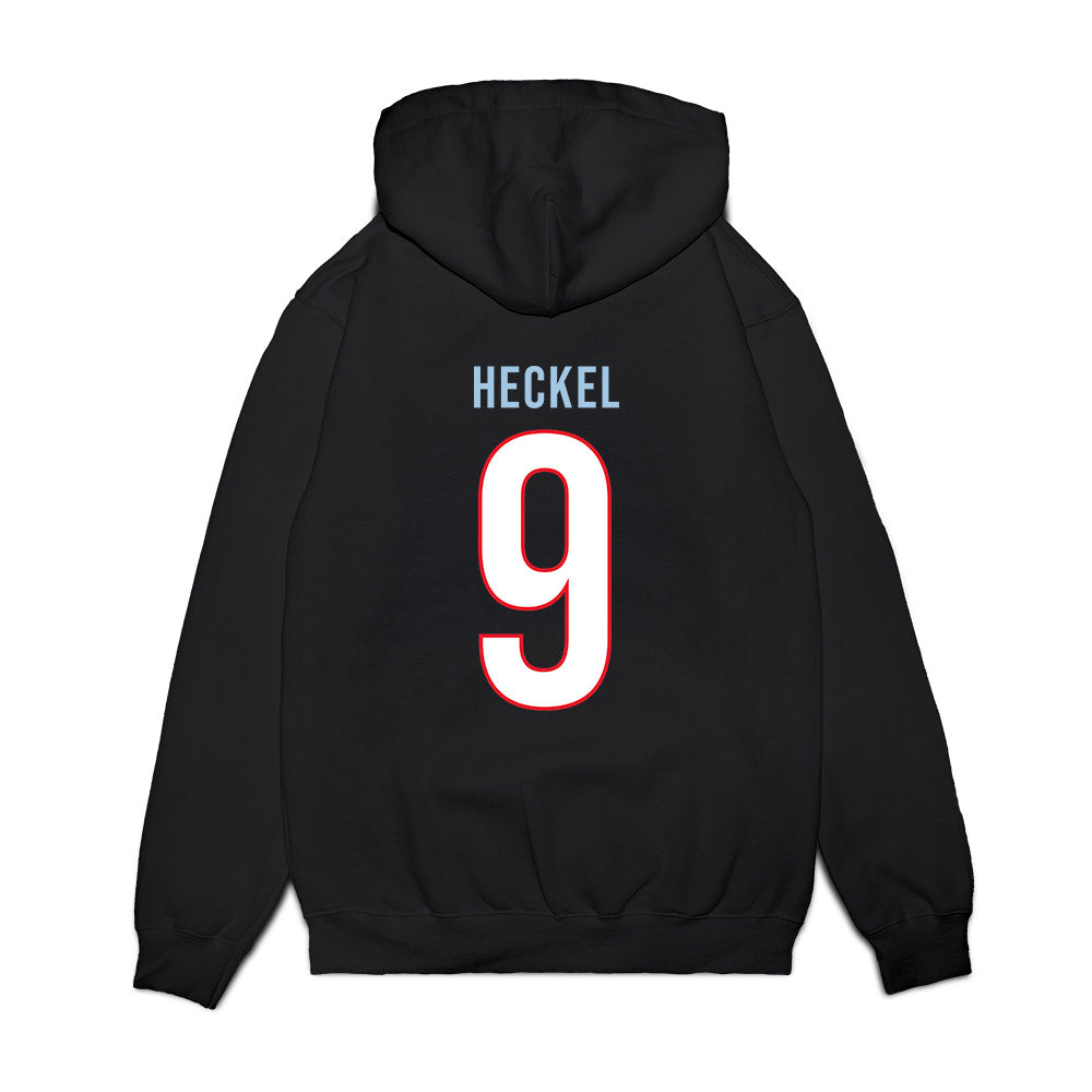 UConn - NCAA Women's Basketball : Kayleigh Heckel - Vintage Shersey Premium Hooded Sweatshirt-1