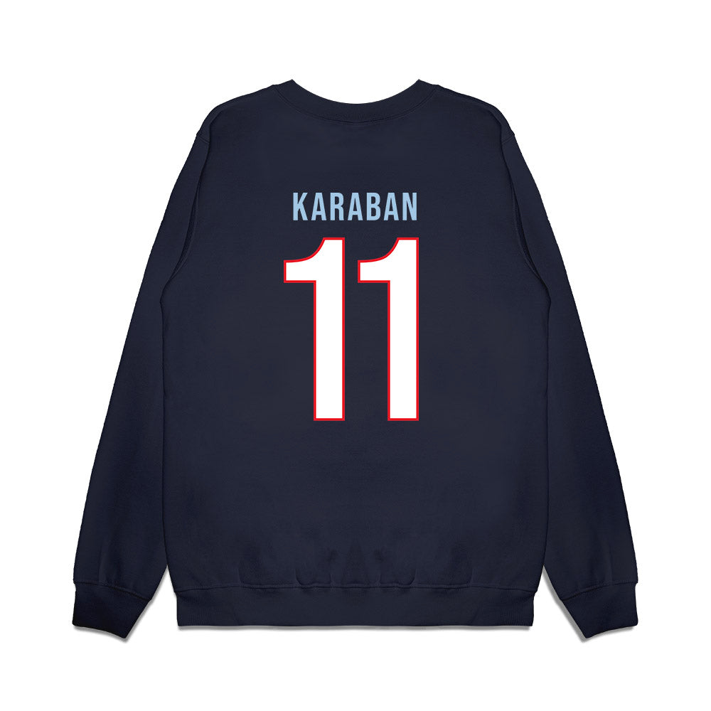 UConn - NCAA Men's Basketball : Alex Karaban - Vintage Shersey Premium Crewneck Sweatshirt-1