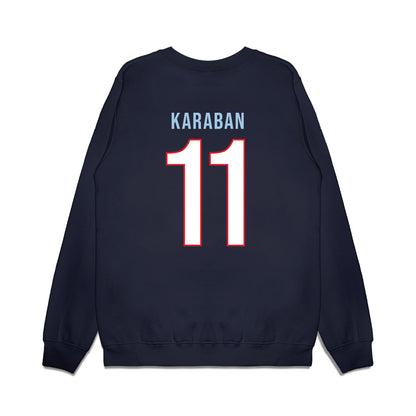 UConn - NCAA Men's Basketball : Alex Karaban - Vintage Shersey Premium Crewneck Sweatshirt-1
