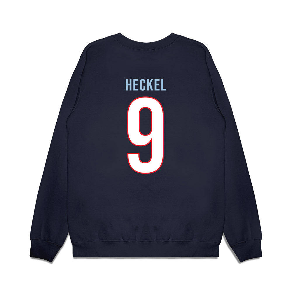 UConn - NCAA Women's Basketball : Kayleigh Heckel - Vintage Shersey Premium Crewneck Sweatshirt-1