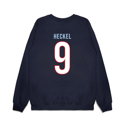 UConn - NCAA Women's Basketball : Kayleigh Heckel - Vintage Shersey Premium Crewneck Sweatshirt-1