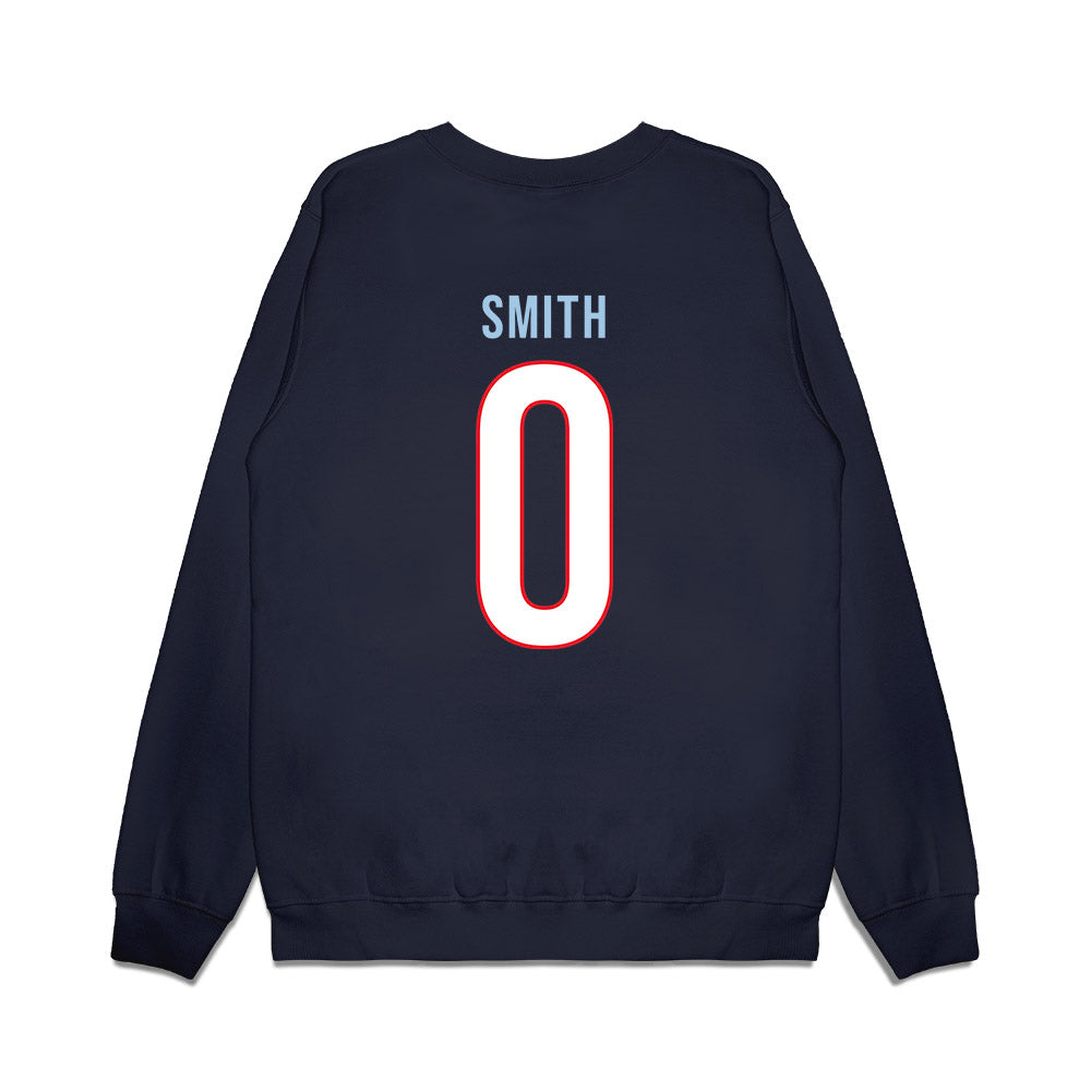 UConn - NCAA Men's Basketball : Malachi Smith - Vintage Shersey Premium Crewneck Sweatshirt-1
