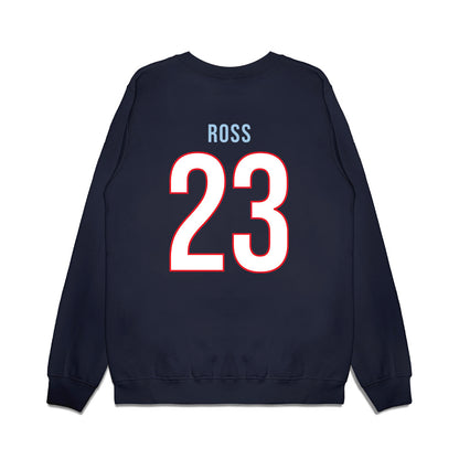 UConn - NCAA Men's Basketball : Jayden Ross - Vintage Shersey Premium Crewneck Sweatshirt-1