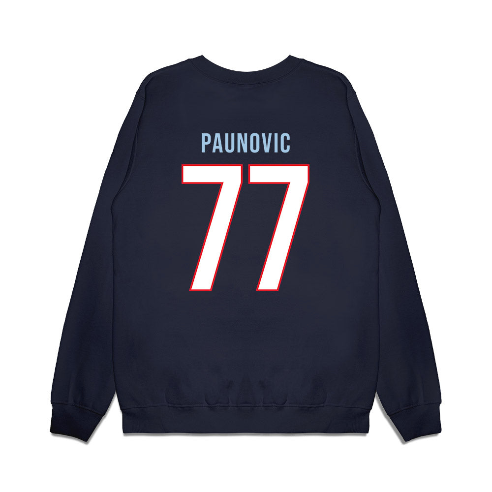UConn - NCAA Men's Basketball : Uros Paunovic - Vintage Shersey Premium Crewneck Sweatshirt-1