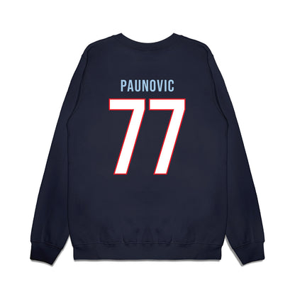 UConn - NCAA Men's Basketball : Uros Paunovic - Vintage Shersey Premium Crewneck Sweatshirt-1