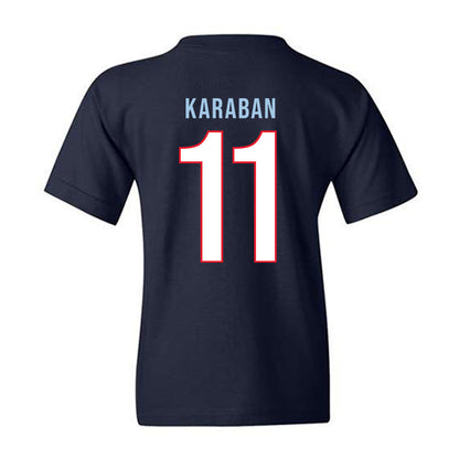 UConn - NCAA Men's Basketball : Alex Karaban - Vintage Shersey Youth T-Shirt-1