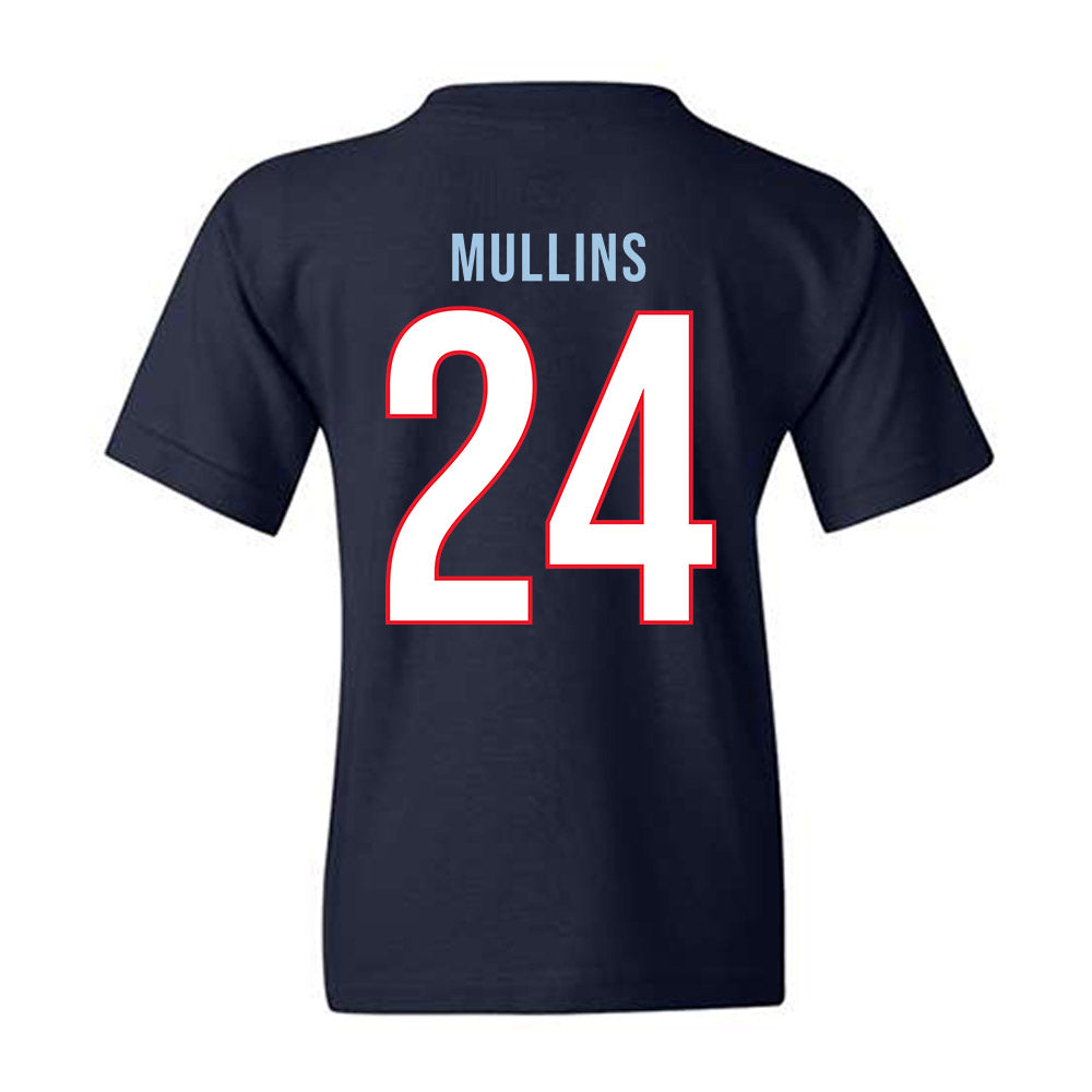 UConn - NCAA Men's Basketball : Braylon Mullins - Vintage Shersey Youth T-Shirt-1