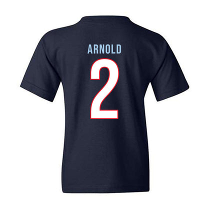 UConn - NCAA Women's Basketball : KK Arnold - Vintage Shersey Youth T-Shirt-1