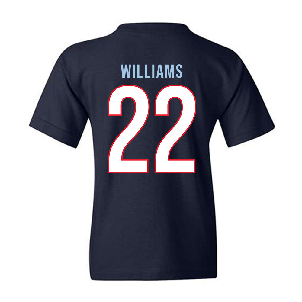 UConn - NCAA Women's Basketball : Serah Williams - Vintage Shersey Youth T-Shirt-1