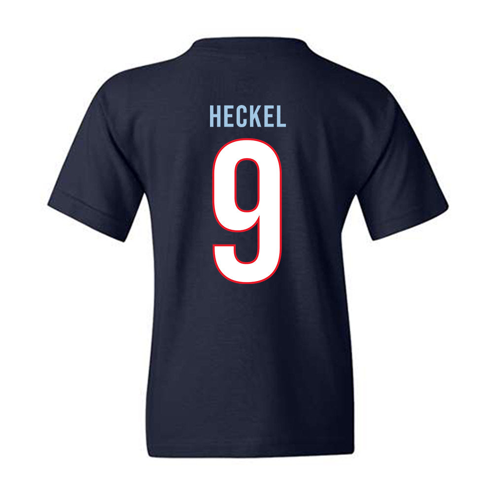 UConn - NCAA Women's Basketball : Kayleigh Heckel - Vintage Shersey Youth T-Shirt-1