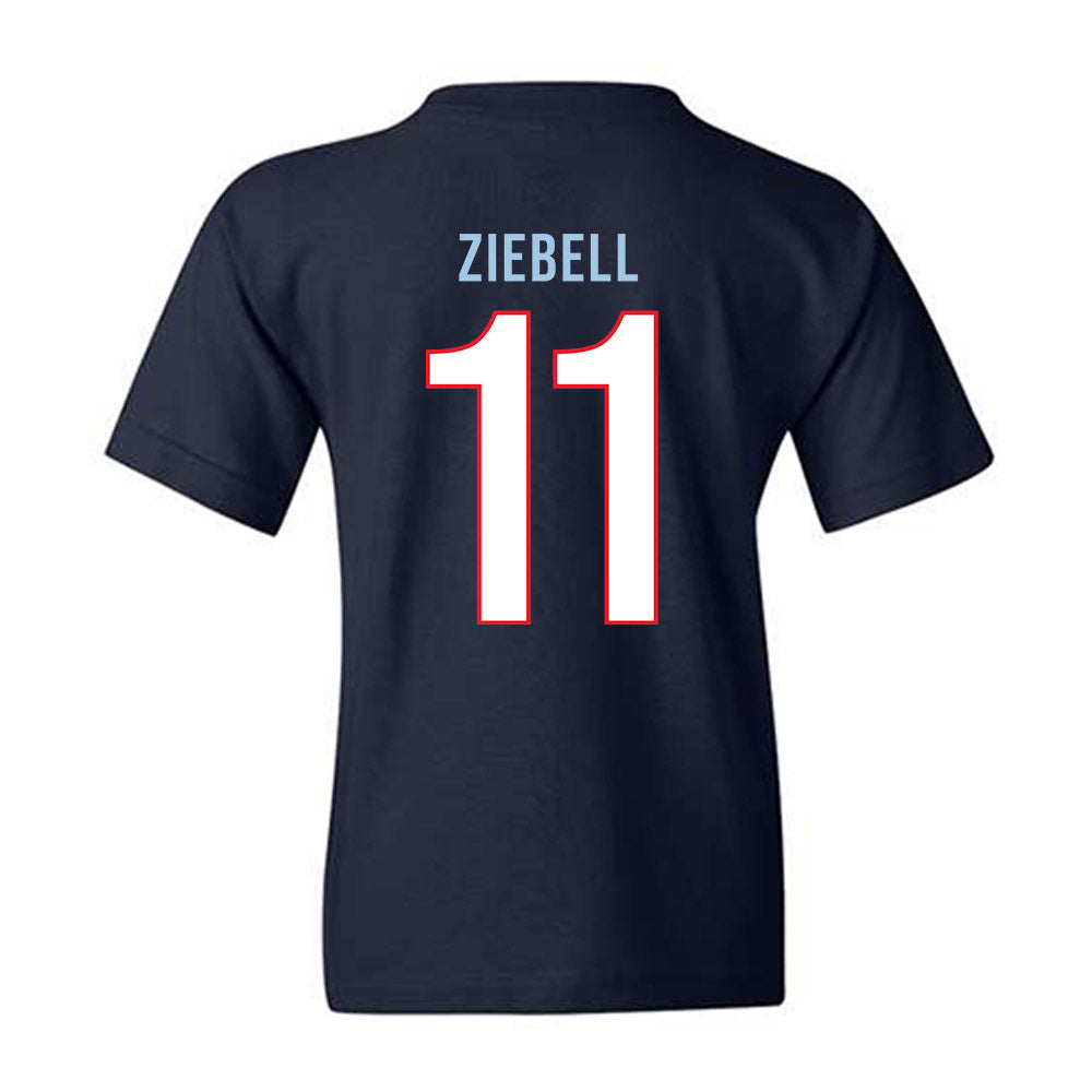 UConn - NCAA Women's Basketball : Allie Ziebell - Vintage Shersey Youth T-Shirt-1