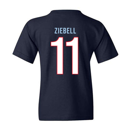 UConn - NCAA Women's Basketball : Allie Ziebell - Vintage Shersey Youth T-Shirt-1