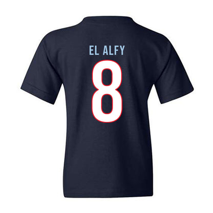 UConn - NCAA Women's Basketball : Jana El Alfy - Vintage Shersey Youth T-Shirt-1