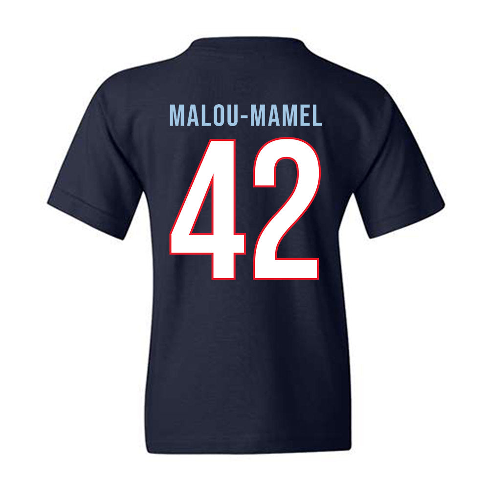 UConn - NCAA Women's Basketball : Gandy Malou-Mamel - Vintage Shersey Youth T-Shirt-1