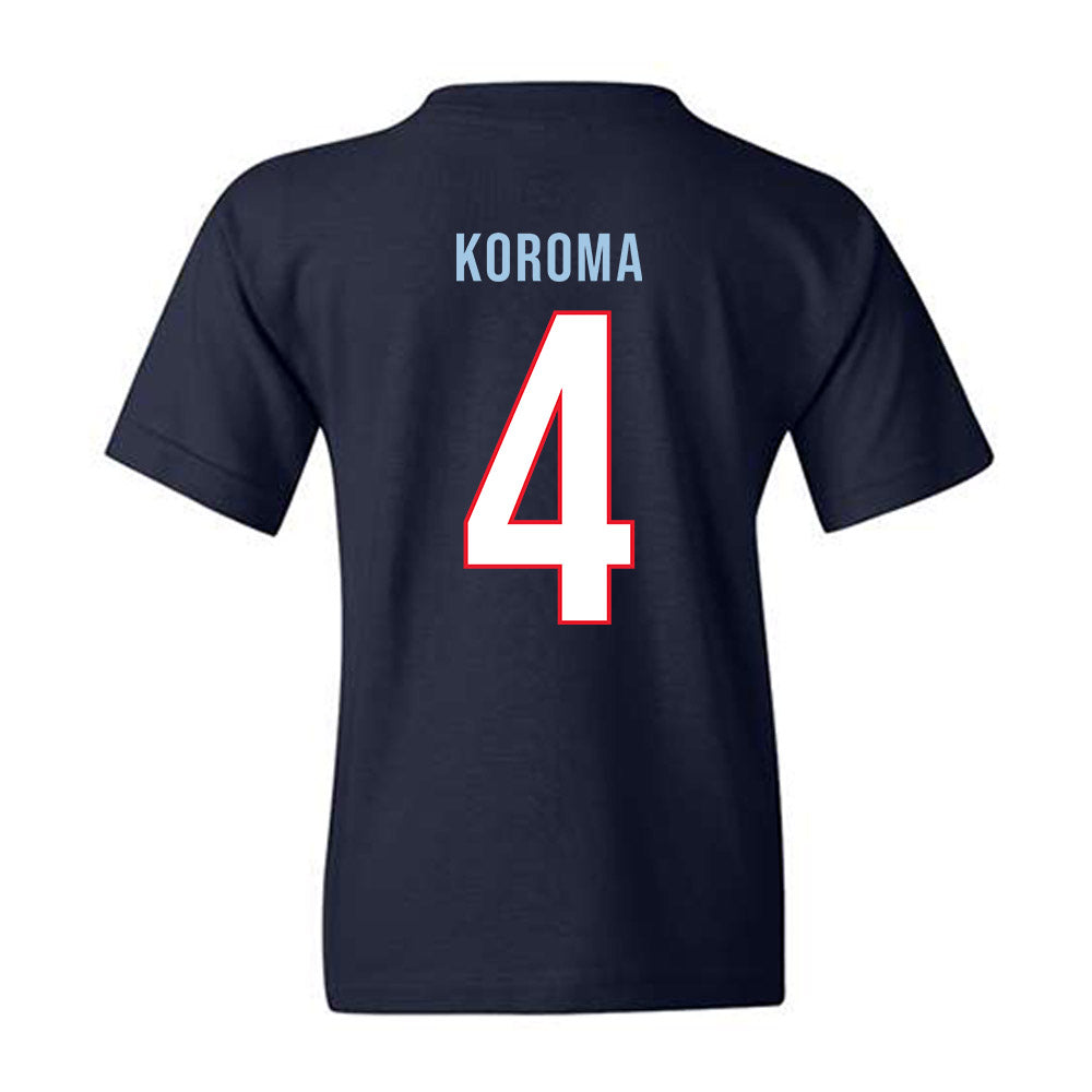 UConn - NCAA Men's Basketball : Dwayne Koroma - Vintage Shersey Youth T-Shirt-1