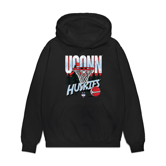 UConn - NCAA Men's Basketball : Jaye Nash - Vintage Shersey Premium Hooded Sweatshirt-0