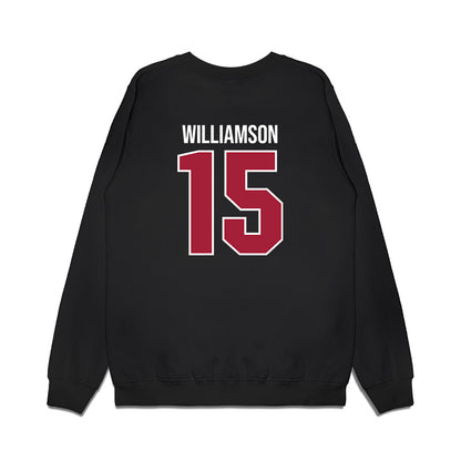 Alabama - NCAA Men's Basketball : Noah Williamson - Crimson Tide Shersey Premium Crewneck Sweatshirt-1