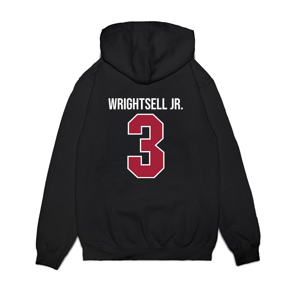Alabama - NCAA Men's Basketball : Latrell Wrightsell Jr. - Crimson Tide Shersey Premium Hooded Sweatshirt-1