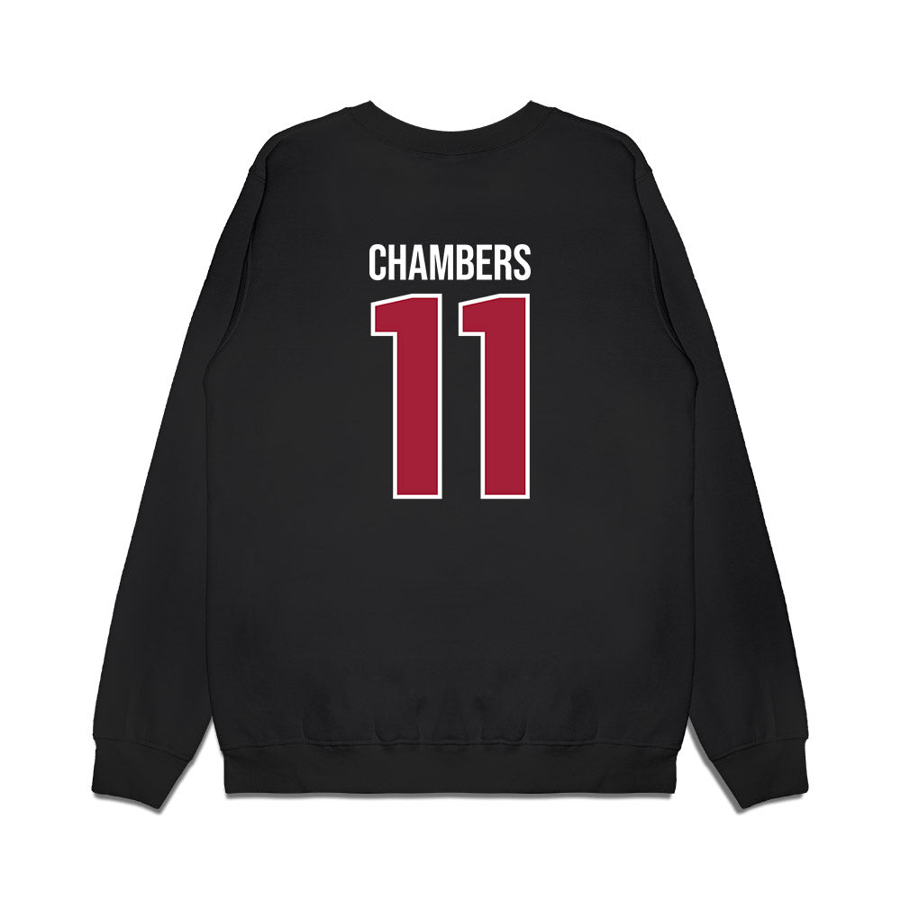 Alabama - NCAA Women's Basketball : Tianna Chambers - Crimson Tide Shersey Premium Crewneck Sweatshirt-1