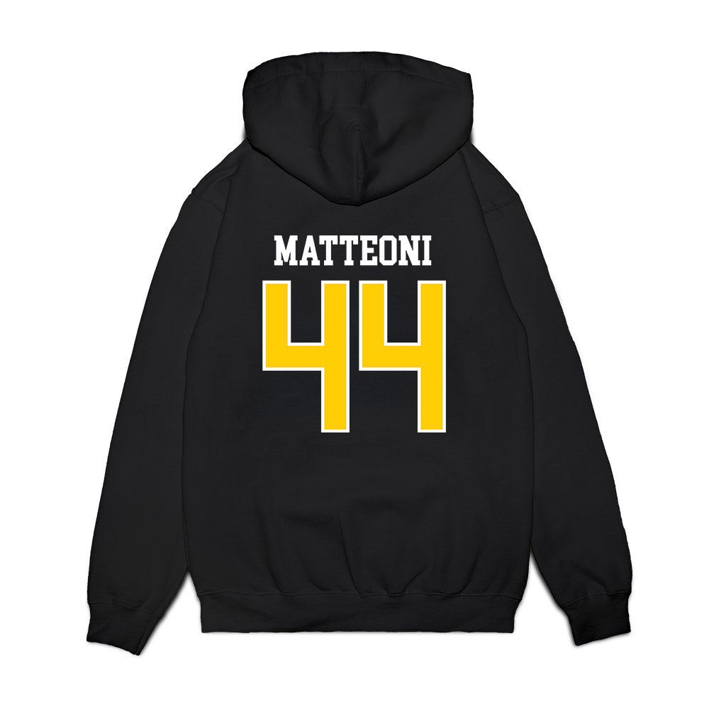 Iowa - NCAA Men's Basketball : Joey Matteoni - Hawkeyes Sherseys Premium Hooded Sweatshirt-1
