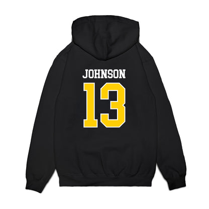 Iowa - NCAA Women's Basketball : Kennise Johnson - Hawkeyes Sherseys Premium Hooded Sweatshirt-1