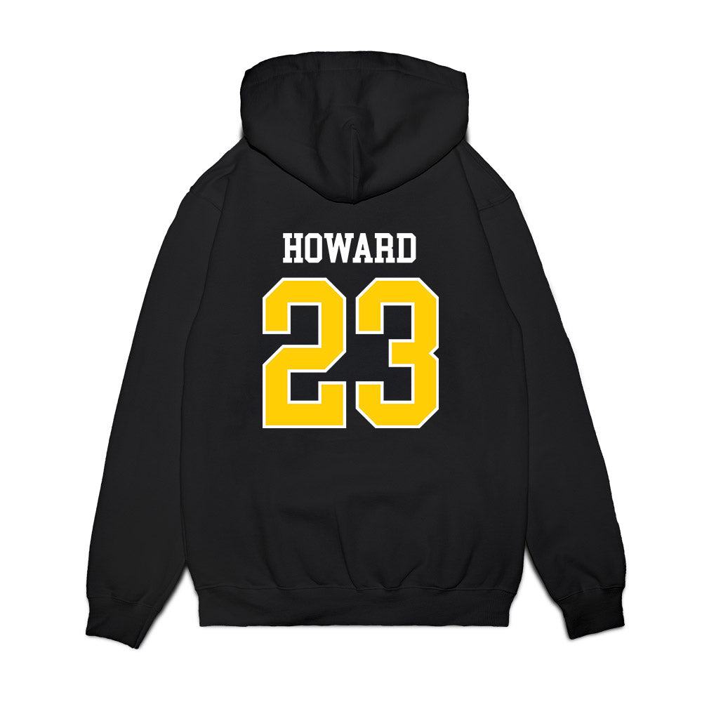 Iowa - NCAA Men's Basketball : Isaia Howard - Hawkeyes Sherseys Premium Hooded Sweatshirt-1
