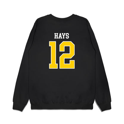 Iowa - NCAA Women's Basketball : Layla Hays - Hawkeyes Sherseys Premium Crewneck Sweatshirt-1