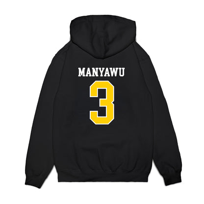 Iowa - NCAA Men's Basketball : Cam Manyawu - Hawkeyes Sherseys Premium Hooded Sweatshirt-1