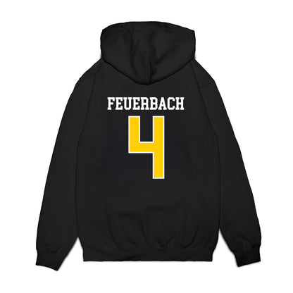 Iowa - NCAA Women's Basketball : Kylie Feuerbach - Hawkeyes Sherseys Premium Hooded Sweatshirt-1