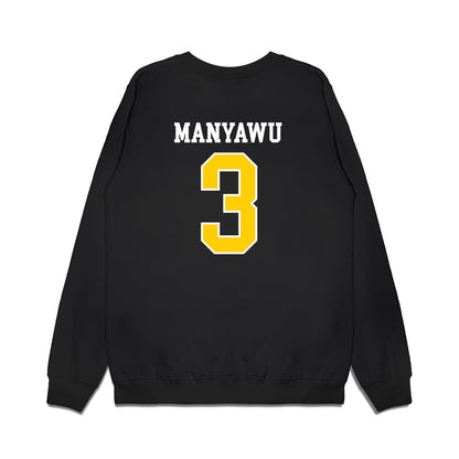 Iowa - NCAA Men's Basketball : Cam Manyawu - Hawkeyes Sherseys Premium Crewneck Sweatshirt-1