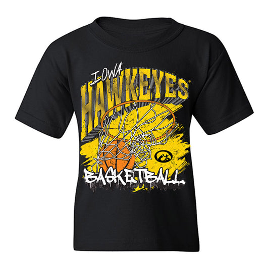 Iowa - NCAA Men's Basketball : Cam Manyawu - Hawkeyes Sherseys Youth T-Shirt-0