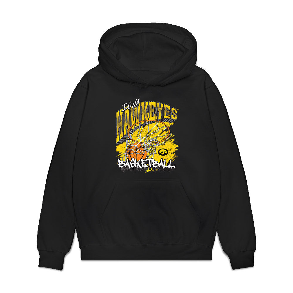 Iowa - NCAA Women's Basketball : Journey Houston - Hawkeyes Sherseys Premium Hooded Sweatshirt-0