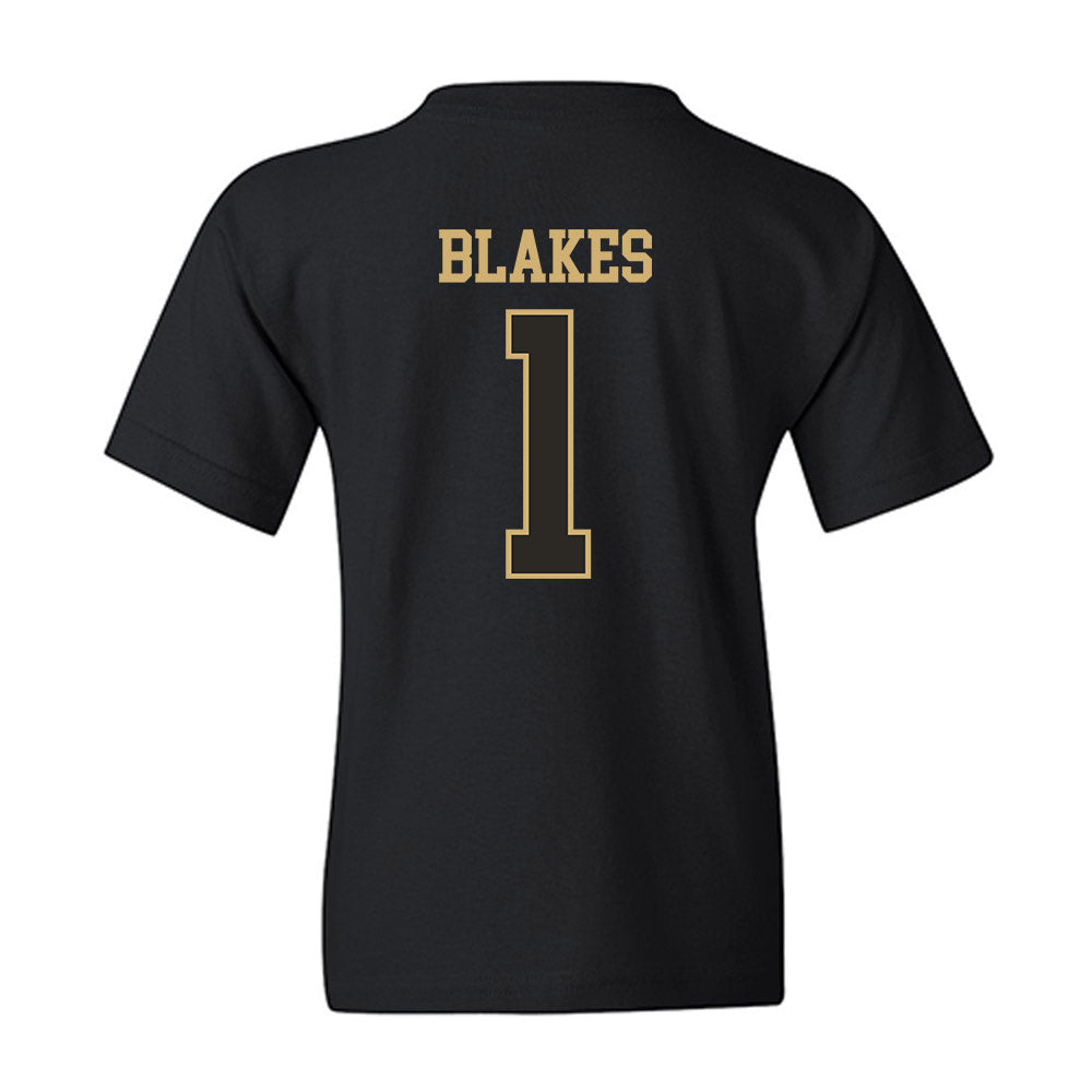 Vanderbilt - NCAA Women's Basketball : Mikayla Blakes - Commodores Shersey Youth T-Shirt-1