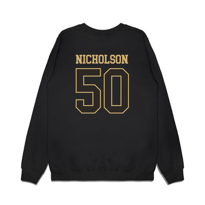 Vanderbilt - NCAA Men's Basketball : Mason Nicholson - Commodores Shersey Premium Crewneck Sweatshirt-1