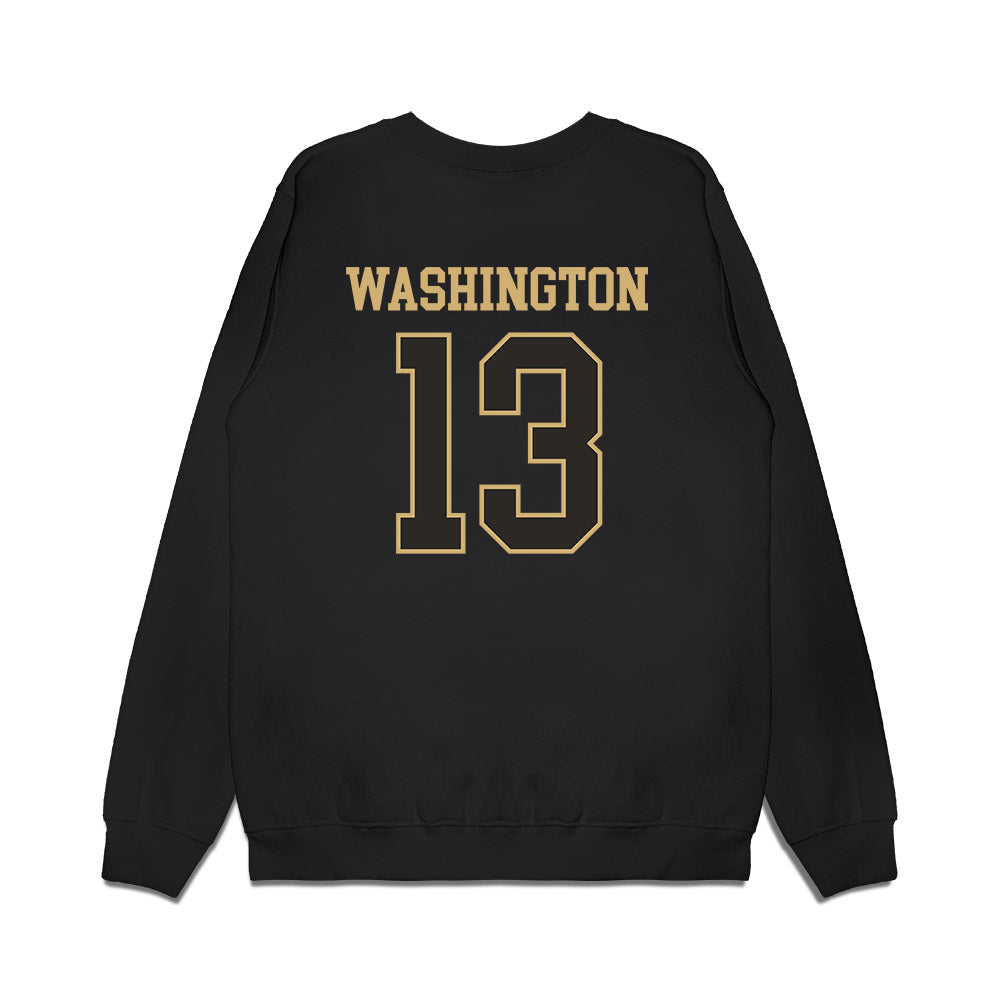 Vanderbilt - NCAA Men's Basketball : Jalen Washington - Commodores Shersey Premium Crewneck Sweatshirt-1
