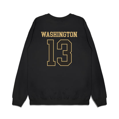 Vanderbilt - NCAA Men's Basketball : Jalen Washington - Commodores Shersey Premium Crewneck Sweatshirt-1