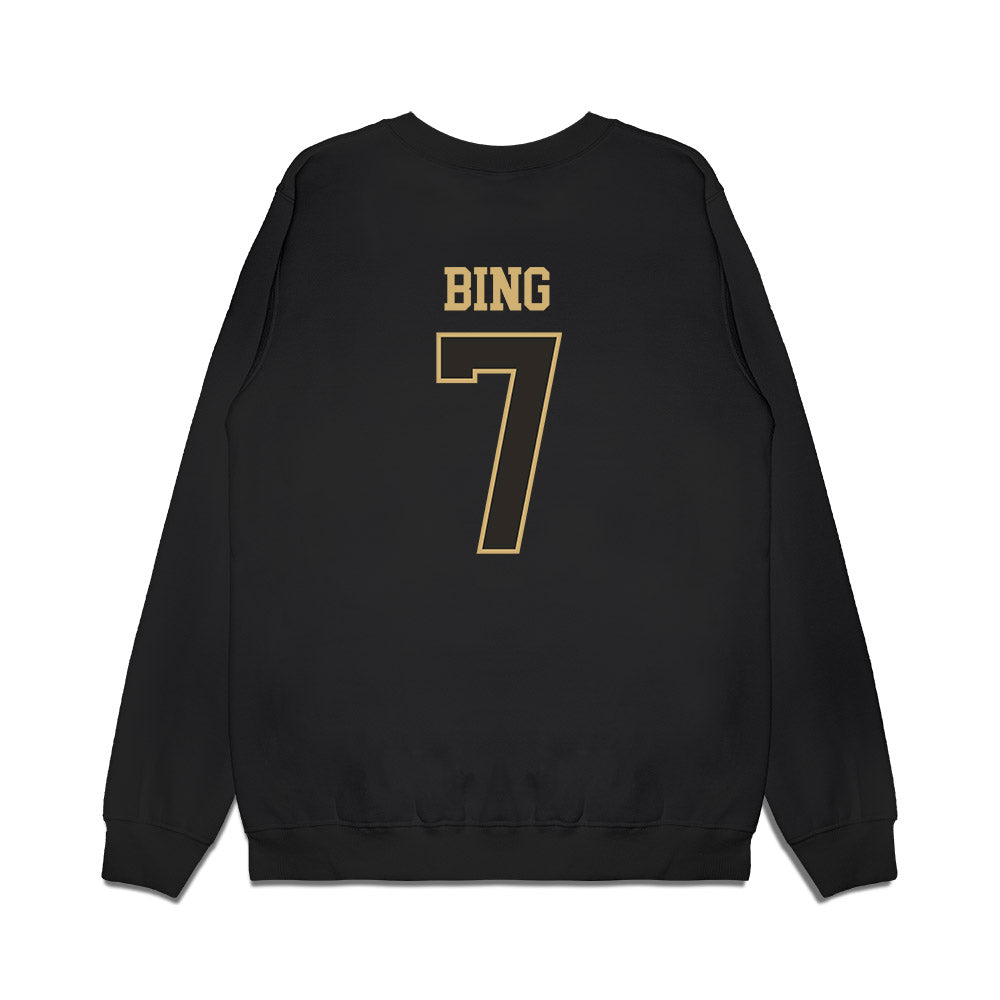 Vanderbilt - NCAA Men's Basketball : Chandler Bing - Commodores Shersey Premium Crewneck Sweatshirt-1