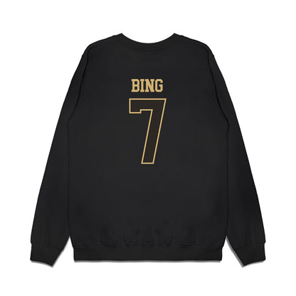 Vanderbilt - NCAA Men's Basketball : Chandler Bing - Commodores Shersey Premium Crewneck Sweatshirt-1