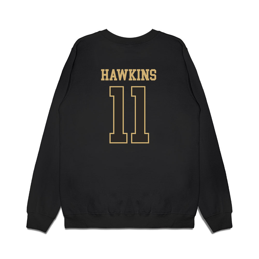 Vanderbilt - NCAA Men's Basketball : Mav Hawkins - Commodores Shersey Premium Crewneck Sweatshirt-1