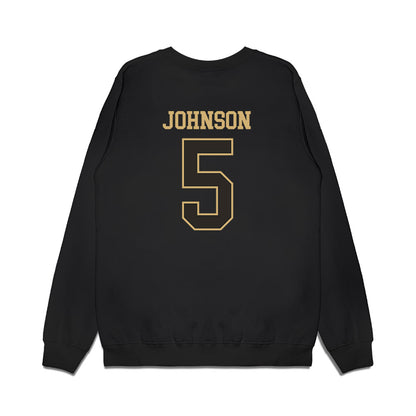 Vanderbilt - NCAA Women's Basketball : Jhai Johnson - Commodores Shersey Premium Crewneck Sweatshirt-1