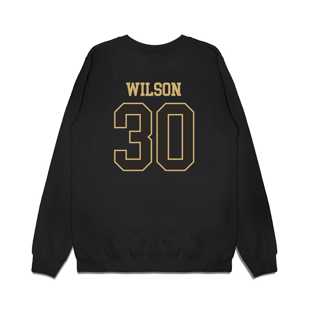 Vanderbilt - NCAA Women's Basketball : Trinity Wilson - Commodores Shersey Premium Crewneck Sweatshirt-1