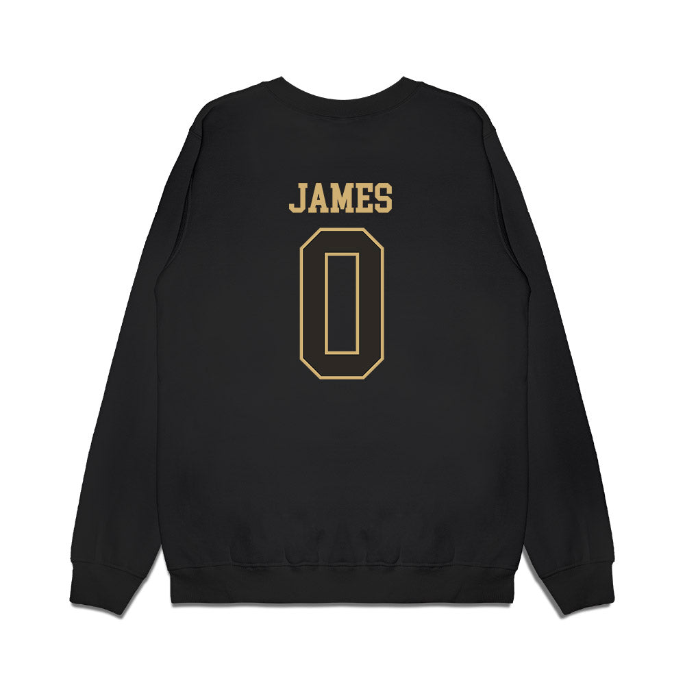 Vanderbilt - NCAA Men's Basketball : Michael James - Commodores Shersey Premium Crewneck Sweatshirt-1