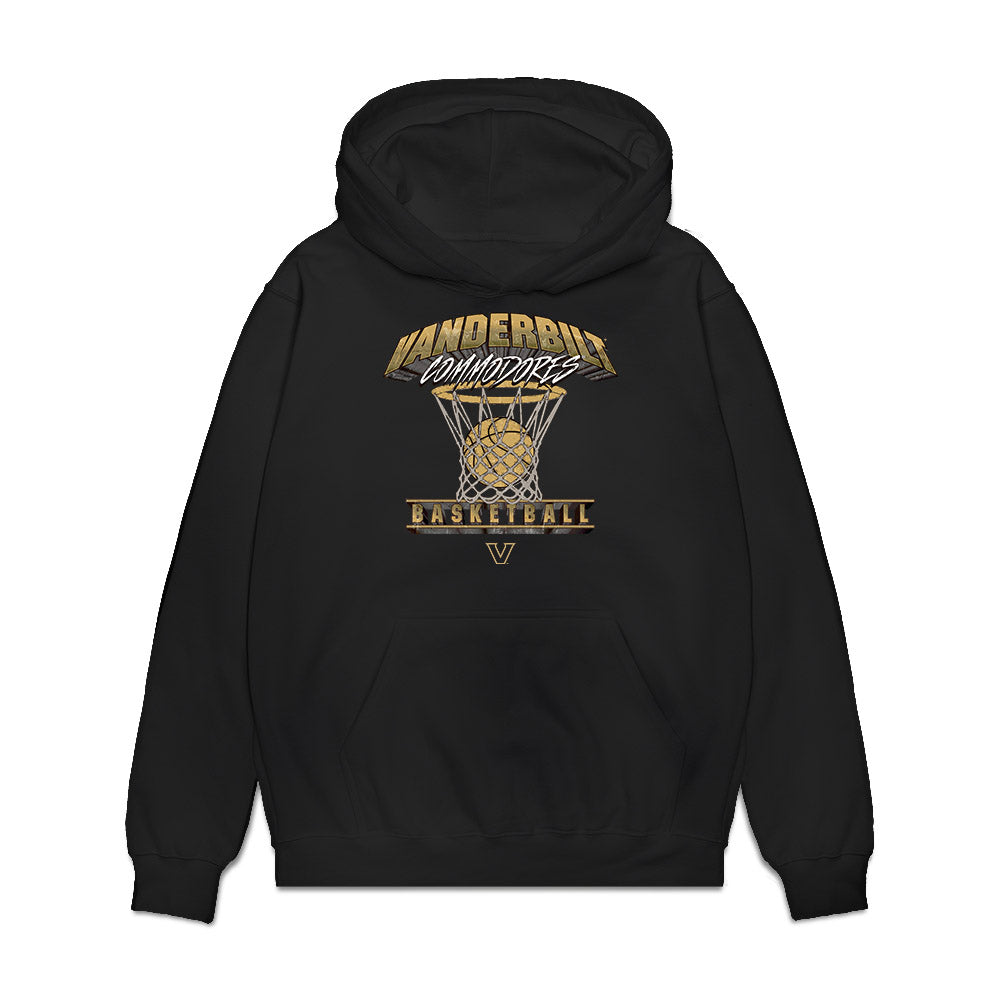 Vanderbilt - NCAA Men's Basketball : Jayden Leverett - Commodores Shersey Premium Hooded Sweatshirt-0
