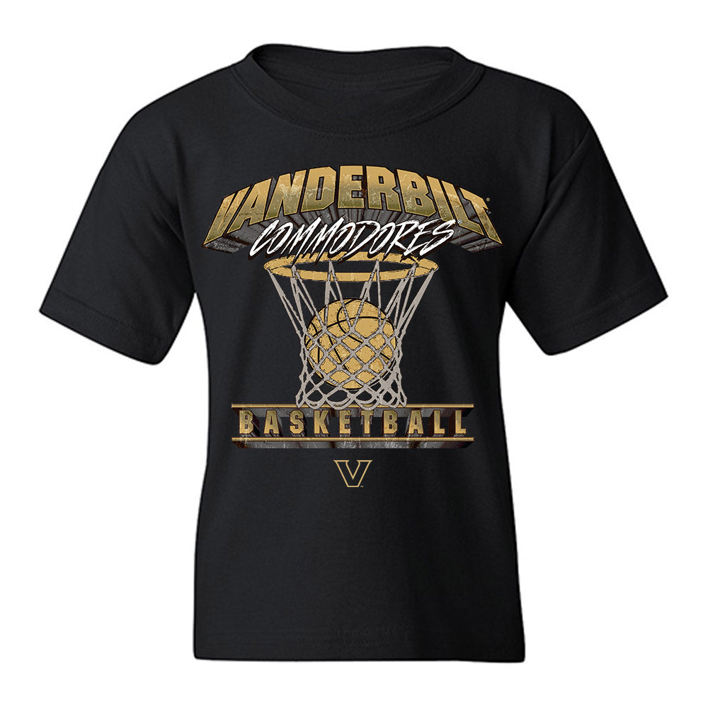 Vanderbilt - NCAA Men's Basketball : Mason Nicholson - Commodores Shersey Youth T-Shirt-0