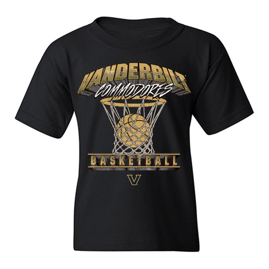 Vanderbilt - NCAA Men's Basketball : Mason Nicholson - Commodores Shersey Youth T-Shirt-0