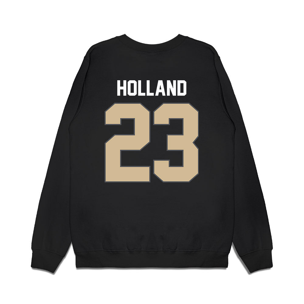 Wake Forest - NCAA Women's Basketball : Oshauna Holland - Vintage Basketball Premium Crewneck Sweatshirt-1