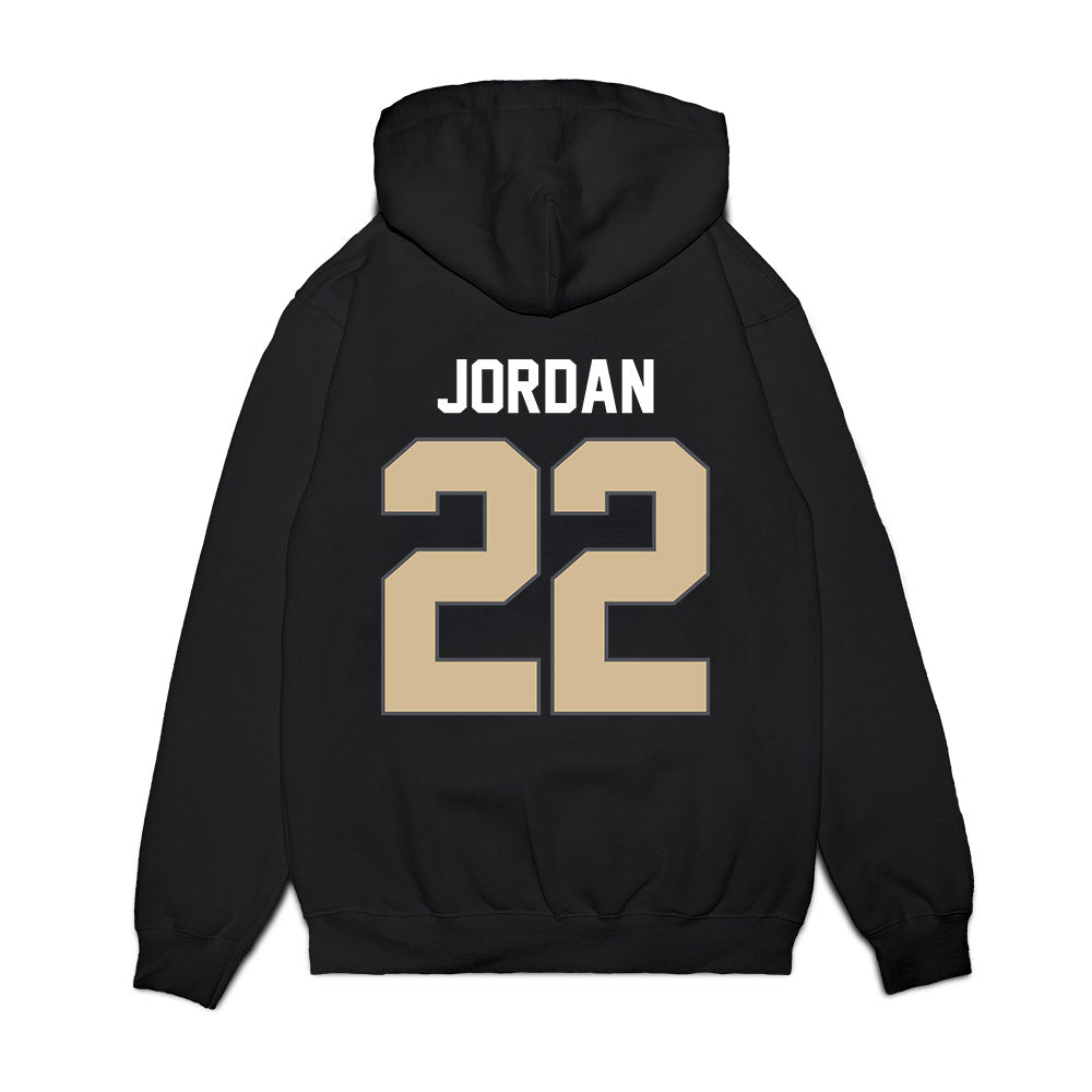 Wake Forest - NCAA Women's Basketball : Madisyn Jordan - Vintage Basketball Premium Hooded Sweatshirt-1