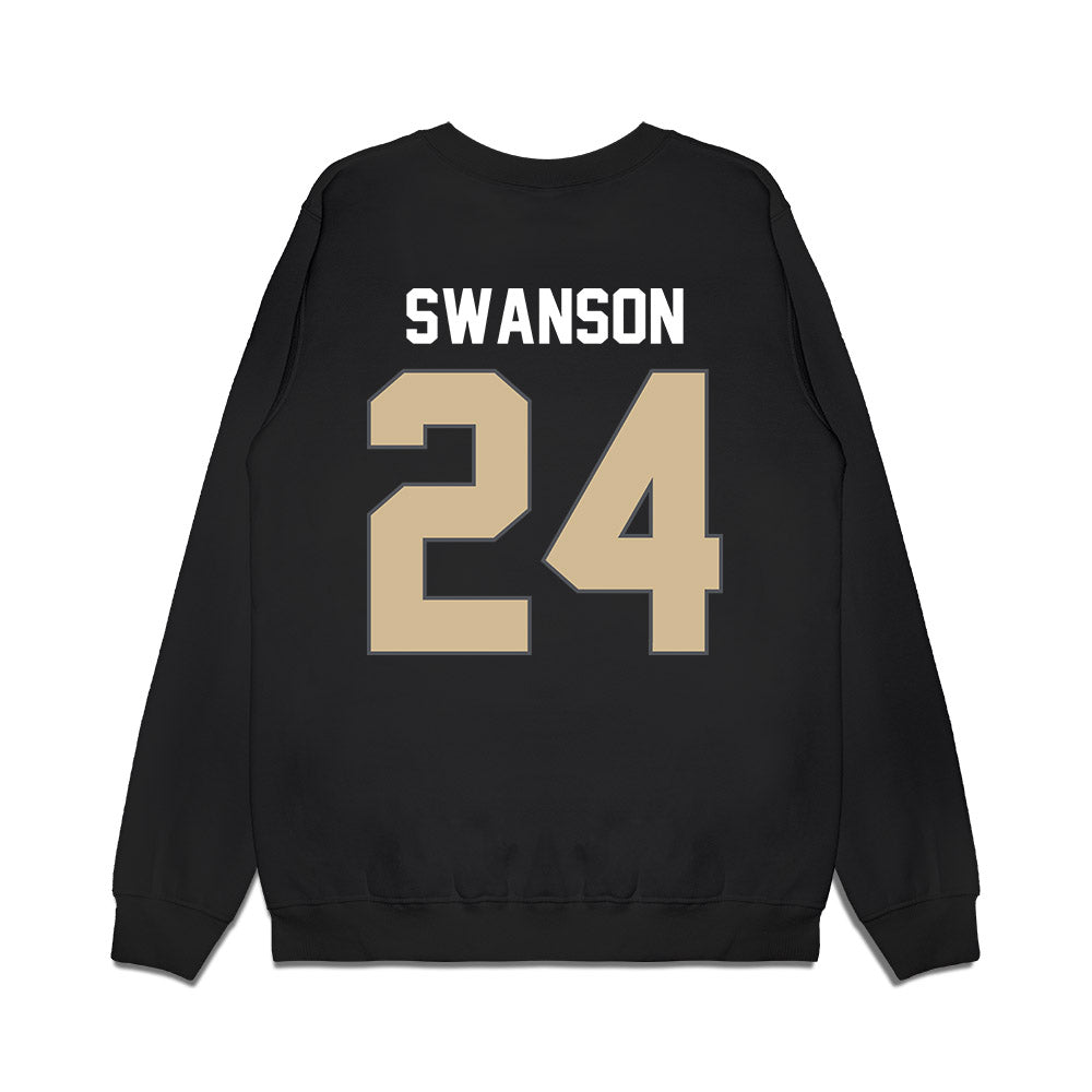 Wake Forest - NCAA Women's Basketball : Mckenzie Swanson - Vintage Basketball Premium Crewneck Sweatshirt-1